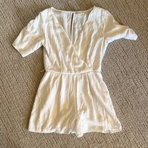 Altar'd State Cream Jumpsuit